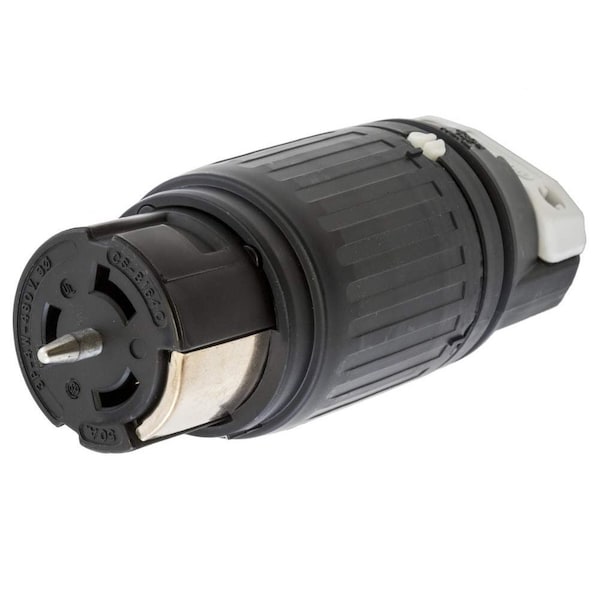 Hubbell Wiring Locking Devices, Twist-Lock, Industrial, Female Connector Body, 50A 3-Phase Delta 480V AC, Non-NEMA CS8164C - main