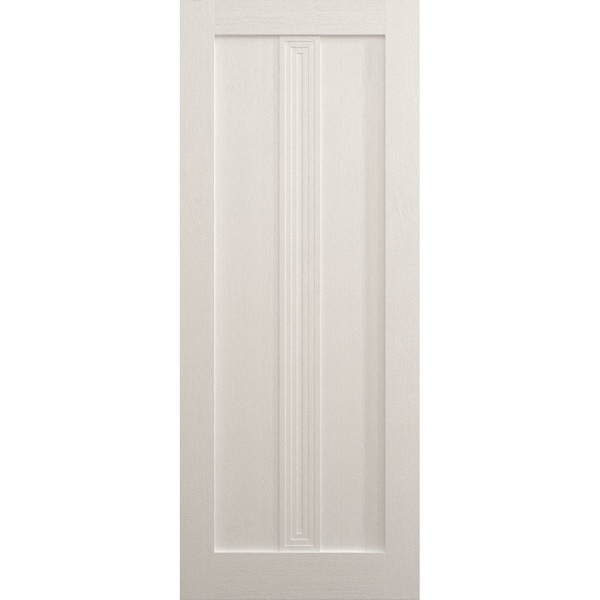 Sartodoors Slab Door Panel 36 x 84 inches, Ego 5006 Painted White Oak, Wood Veneer Doors, Pocket Closet Slid EGO5006S-PWO-3684 - main