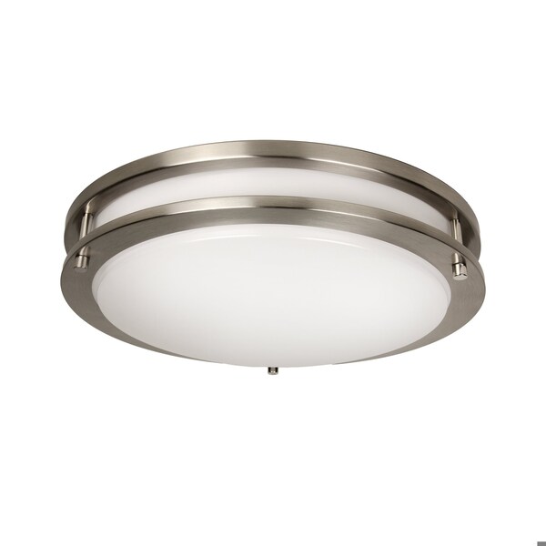 Maxlite FLUSH MOUNT ARCHITECTURAL, 14IN, 10/15/20W, 120-277V 0-10V, 27/30/35/40/50K WATT CCT SELECT, NICKEL FMA14V10WCSN - main