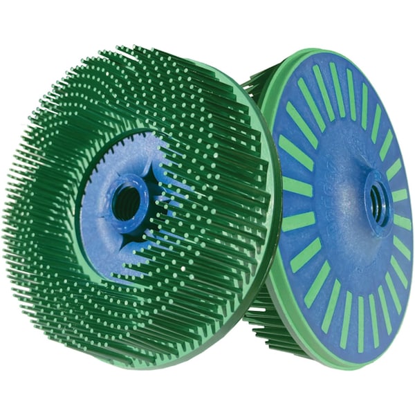 Dedeco SUNBURST 4-1/2" EZLOC DARK GREEN 50 GRIT (A/O) 5/8"-11, 5PK 1850 - main