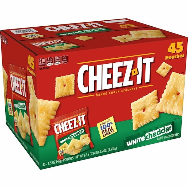 Keebler Cheez-it, White Cheddar, 45 PK 10892 - main