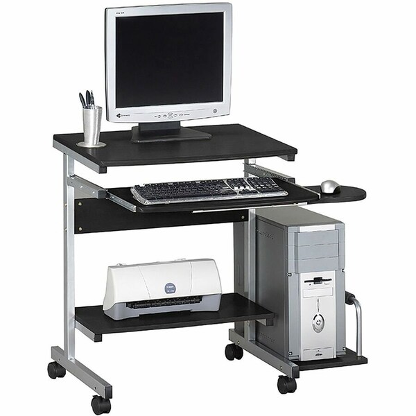 Mayline Portrait Computer Workstation, Gray Base 946ANT - main