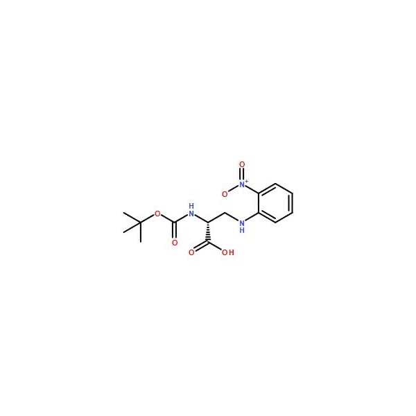 Ak Scientific (R)-2-((tert-Butoxycarbonyl)amino)-3-((2-nitrophenyl)amino)propanoic acid (100mg), CAS 209223-32-5 9793AL-100mg - main