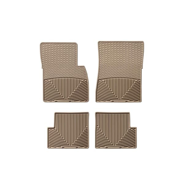 Weathertech Tan, Front and Rear All Weather Floor Mats W124TN-W125TN - main