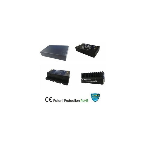 Mornsun DC-DC Converter, 1/4 brick, 200W, 18-75VDC input, 48VDC output, DIP URF4848QB-200WR3 - main
