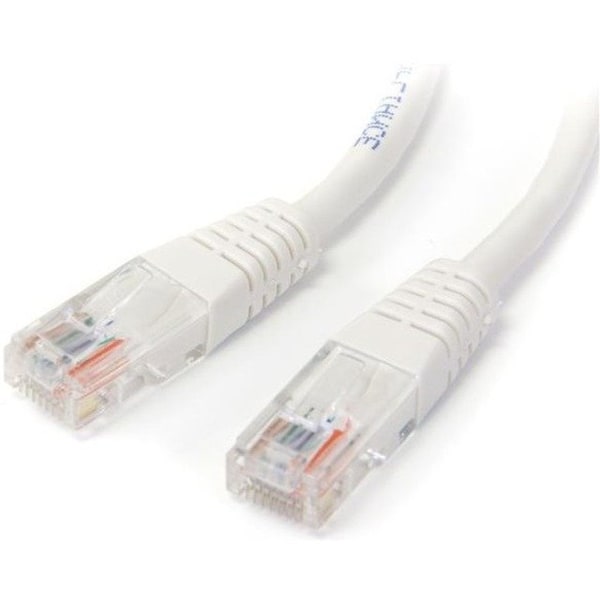 Startech.Com 25 FT WHITE MOLDED CAT5E UTP PATCH CABLE M45PATCH25WH - main