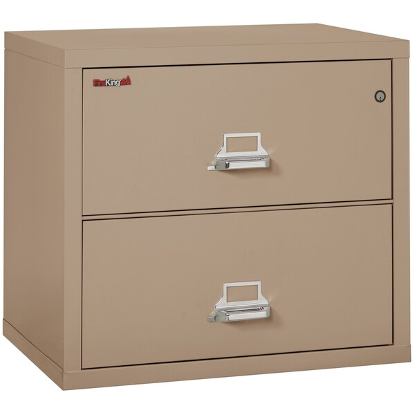 Fireking 2 Drawer, 1 Hr Fire & Impact Rated, 31" Wide Lateral Taupe 2-3122-CTA - main