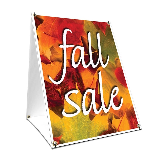 Signmission Fall Sale, 24 Inch x 18 Inch A-frame Yard Sign, Plastic Sign SBC-1824-Fall Sale - main