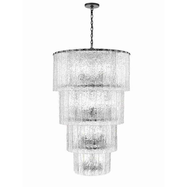 Z-Lite 18 Light Chandelier in Matte Black 1943-48MB - main