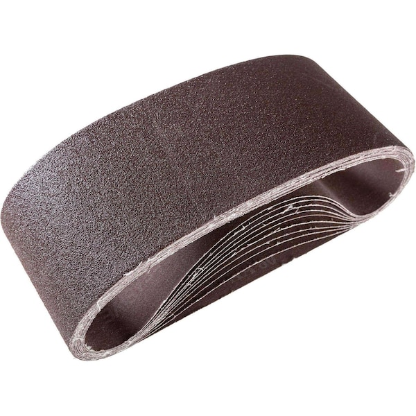 Grizzly 4" x 24" A/O Sanding Belt 80 Grit, 10PK T21501 - main