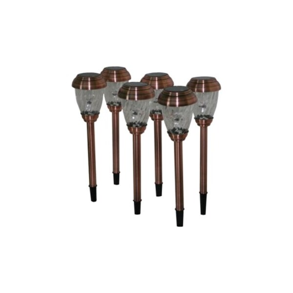 Smart Solar 3426WRM6-HC Charleston Solar Path Lights - Copper 3426WRM6-HC - main