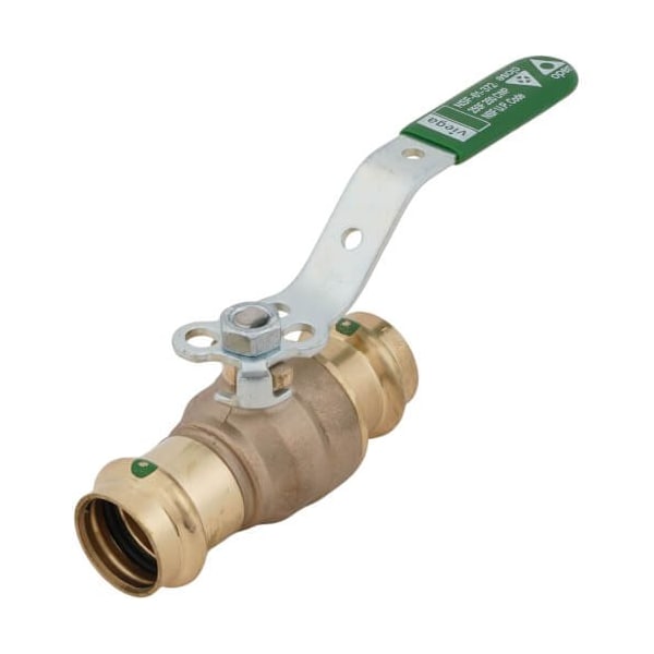 Viega 3/4 in ProPress Bronze Full Port Ball Valve w/ Lockable Metal Handle (Lead Free) 79928 - main