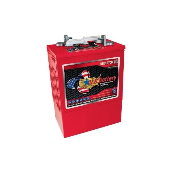 Us Battery 6V 385Ah Deep Cycle Battery, FLA, Large "L" Terminal 803431 - main