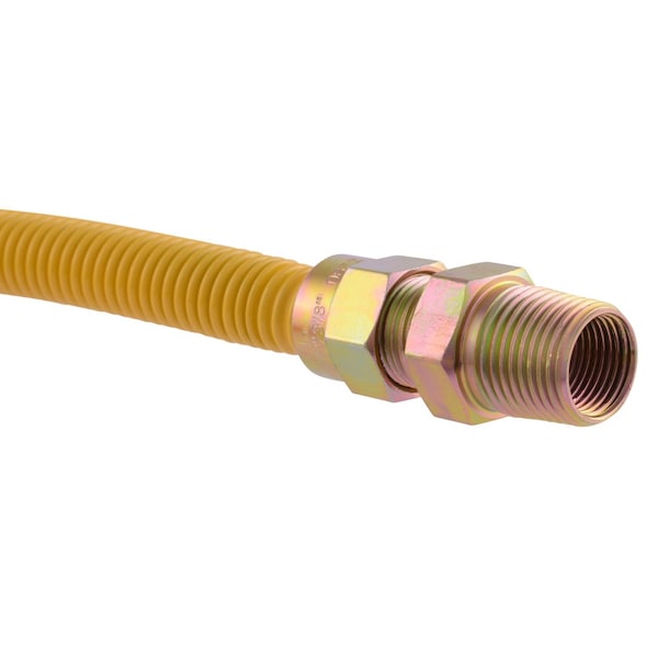 Eastman 1/2 in. MIP in. X 1/2 in. D MIP 36 in. Stainless Steel Gas Appliance Connector 20YE505036B - main