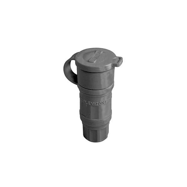 Leviton Industrial Grade Wetguard Connector 30 Amp, 125 Volt 29W47-B - main