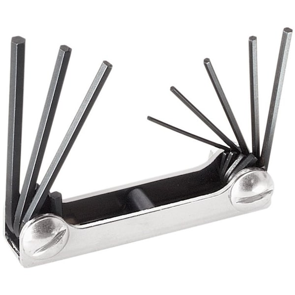 Klein Tools 8 Piece SAE Fold-Up Hex Key Set, 70581 70581 - main