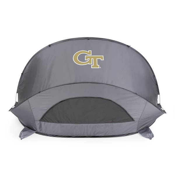 Picnic Time Family Of Brands NCAA Georgia Tech Yellow Jackets Manta Portable Beach Tent - Pop Up Tent 113-00-105-194-0 - main