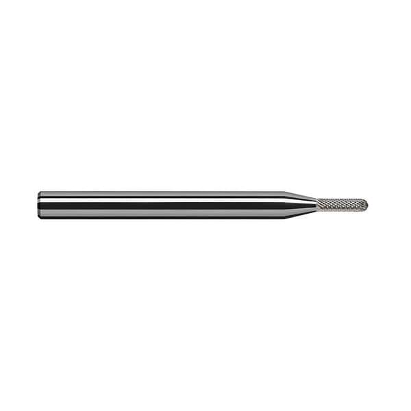 Harvey Tool 0.0930in (3/32) Cutter DIA x 0.1400in (9/64) L of Cut Carbide Deburring Ball End Mill, 8 RH Teeth 697893 - main