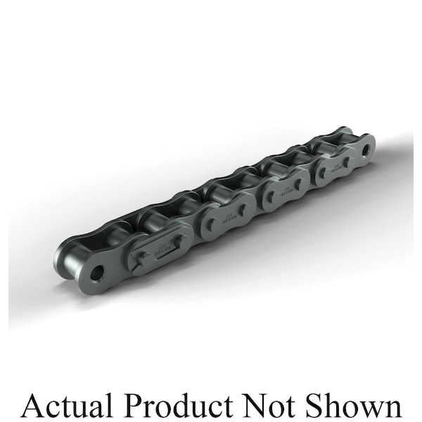 Hkk Chain Riveted Standard Roller chain, 50 ft OAL, 1/2 P, 0.312 Dia x 5/16 in W Roller, Alloy Steel RC040R1B - main