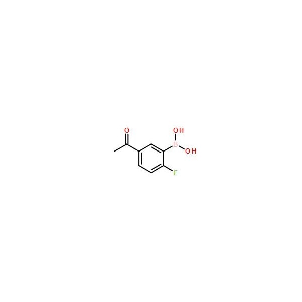 Ak Scientific 2-Fluoro-5-acetylphenylboronic acid (5g), CAS 870777-29-0 V1750-5g - main