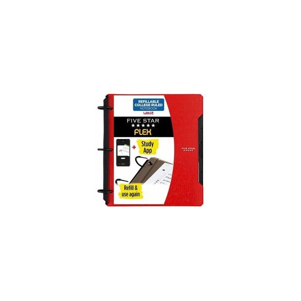Five Star Mead Flex Hybrid NoteBinder - 1in Binder Capacity - 200 Sheet Capacity - Pocket(s): 2 - 5 29328 - main