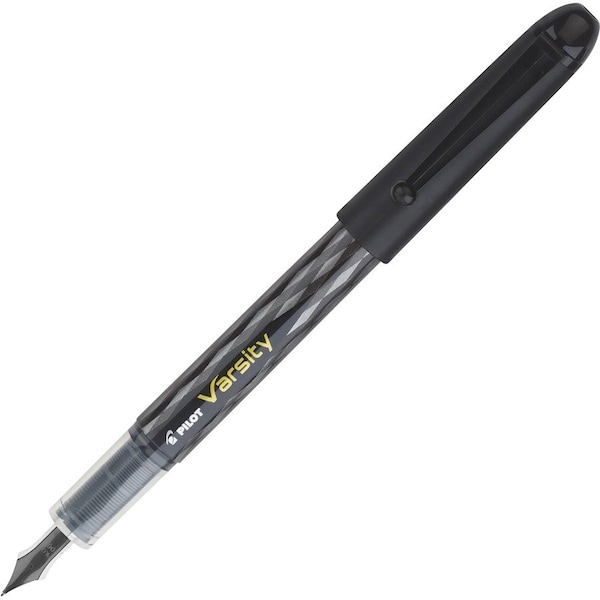 Pilot Varsity Disposable Fountain Pen, Medium Point, Black Ink, 1 Each 90010 - main