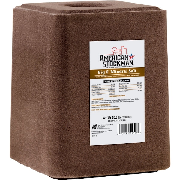 American Stockman 50 Lb. Trace Mineralized Salt Block 41018 - main
