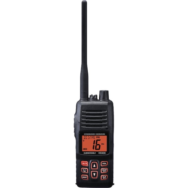 Standard Horizon Marine Two Way Radio, VHF, 5 Watts, LI-Ion HX400 - main