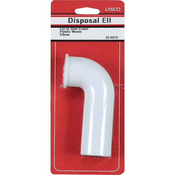 Westlake Pipe & Fittings Black Plastic Disposer Outlet Elbow 39-9019 - main