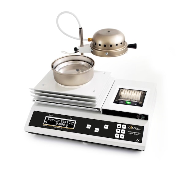 Pce Instruments Moisture balance, 0.001 g/200 g with 221-1112 deg. F drying and USB/RS-232 PCE-UX 3011GQD - main