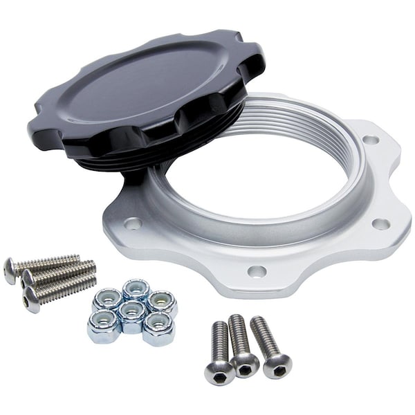 Powerhouse Fuel Cell Cap & Bung JAZ 6-Bolt Black Cap PO3617853 - main