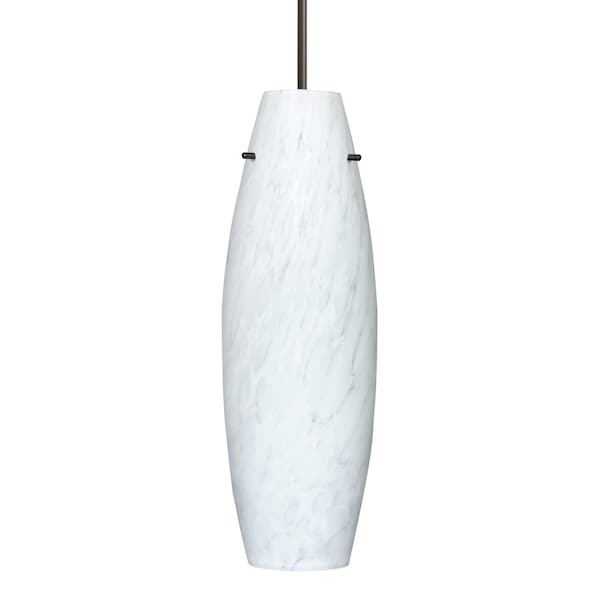 Besa Lighting Besa Suzi 18 Pendant, Carrera, Bronze Finish, 1x 11W LED 1JT-412719-LED-BR - main