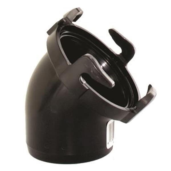 Bookazine T1025 45 Degree Hose Adapter, Black TI1664336 - main