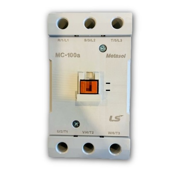 Ls Electric 100 Amp Contactor. 120V 50/60Hz Coil. W/ 2 NO + 2NC Side Mount Aux Contact. Item Code # 1342002900 1342012900 - main