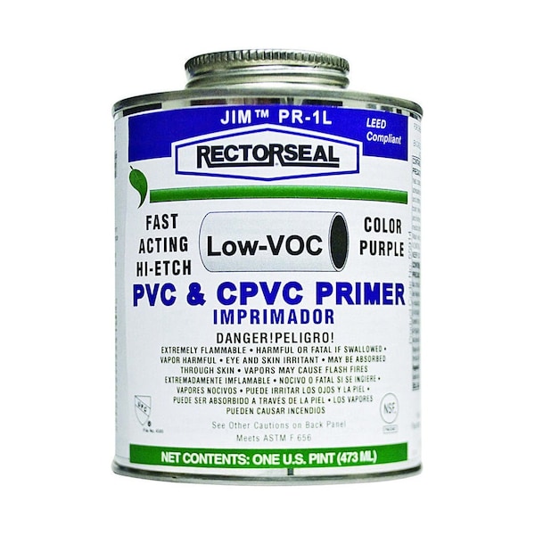 Rectorseal Hi-Etch Primer, Liquid, Purple, 1 pt 55914 - main