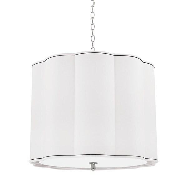 Hudson Valley Lighting Sweeny 5 Light Chandelier 25 In. Polished Nickel 7925-PN - main