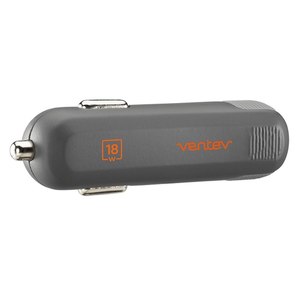 Ventev Pd 18w Dashport Pd1180 Usb C Car Charger, Gray DPPD1180VNV - main