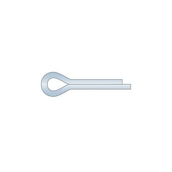 Huyett DIN 94 Cotter Pin, Zinc Plated Carbon Steel, 4 mm Dia x 32 mm Effective Length CPMZ-040-032 - main