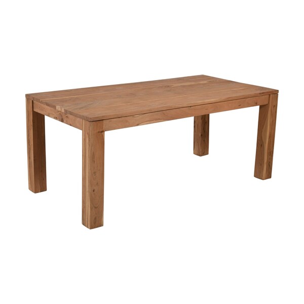 Homeroots 72" Natural Rectangular Solid Wood Dining Table 488701 - main