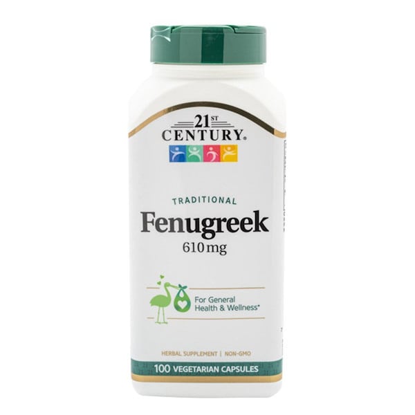 21St Century Fenugreek, Vegan, 610mg, 100PK 74098528006 - main