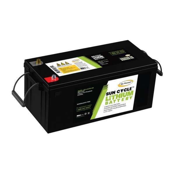 Go Power! GP-LIFEPO4-250 Lithium Iron Phosphate Solar Battery - 250Ah 82740 - main