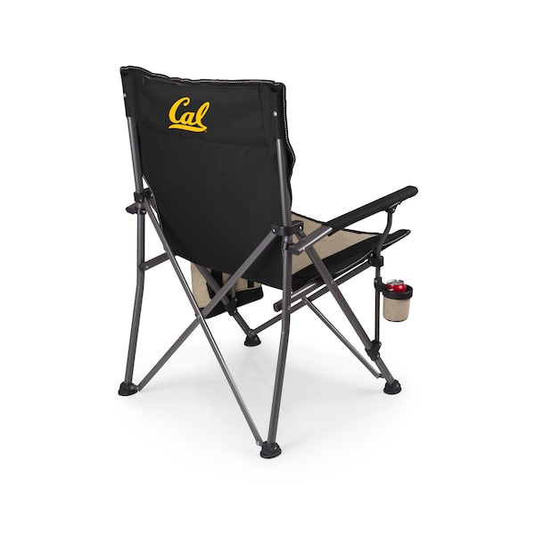 Picnic Time Family Of Brands NCAA Cal Bears Big Bear XXL Camping Chair with Cooler - Heavy Duty Beach Chair 808-00-175-074-0 - main