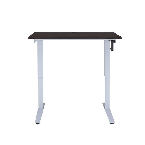 Homeroots 47" Espresso and White 286415 - main
