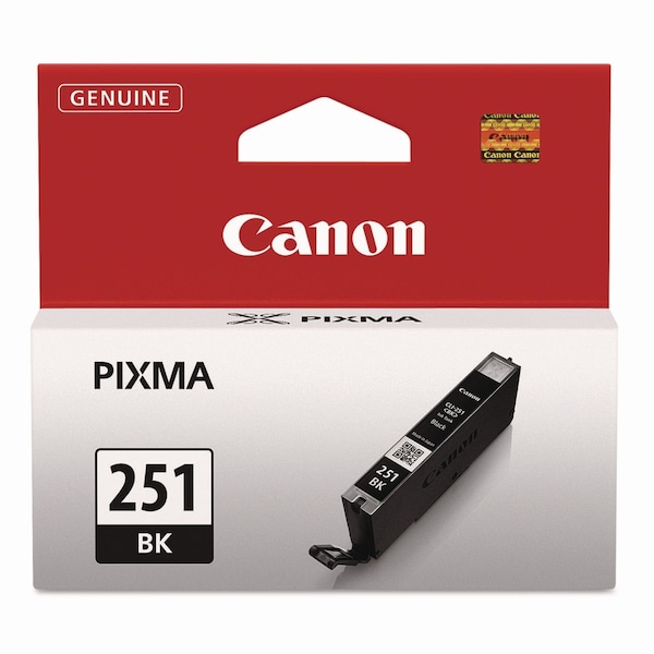 Canon Ink Cartridge, Cli-251, Black 6513B001 - main