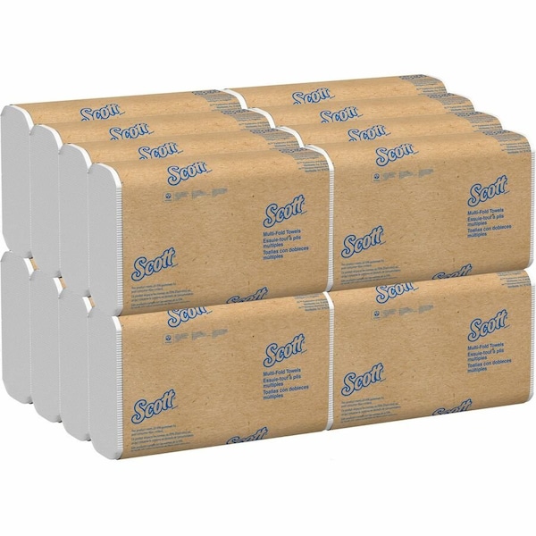Scott Multifold Paper Towels, White, 16 PK KCC37490 - main