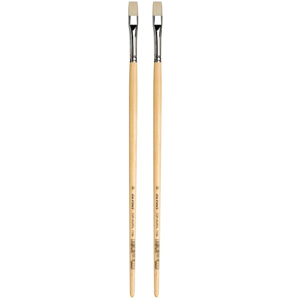 Da Vinci TOP-ACRYL Bright White Brush, Synthetic, Acrylic & Oil, Flat, Series 7182, Size 10, 2PK VA-7182_10 - main