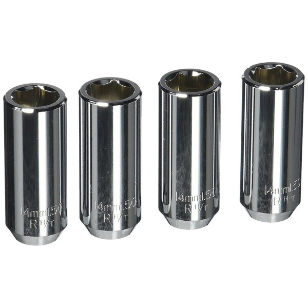 Topline Wheel C6109XL4 Lug Nut XL Truck Hex, 4PK T42-C6109XL4 - main