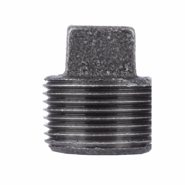 Stz Industries 3/8 in. MIP each Black Malleable Iron Plug 310P-38 - main