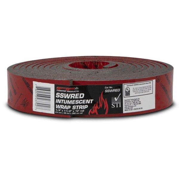 Sti Firestop STI Red Wrap Strip 12' x 1-1/2in x 1/8in Roll SSWRED2 - main