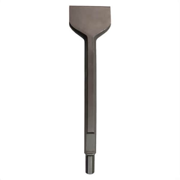 Makita Wide Demolition Hammer Bit, 3/4 in, 21/32 in Hex/Round Shank, 3 in W Blade, Scaling Chisel Point 751233-A - main